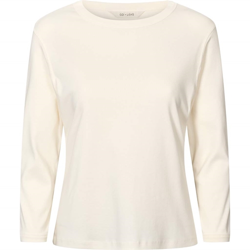 LISVA SASCHA 3/4 SLEEVE TOP EGRET